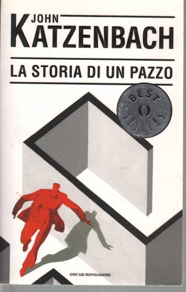 una copertina di un libro con l'immagine di un uomo vestito di rosso