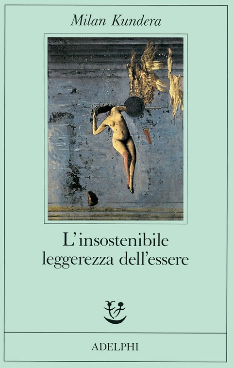 una copertina di un libro con un dipinto di una donna nuda