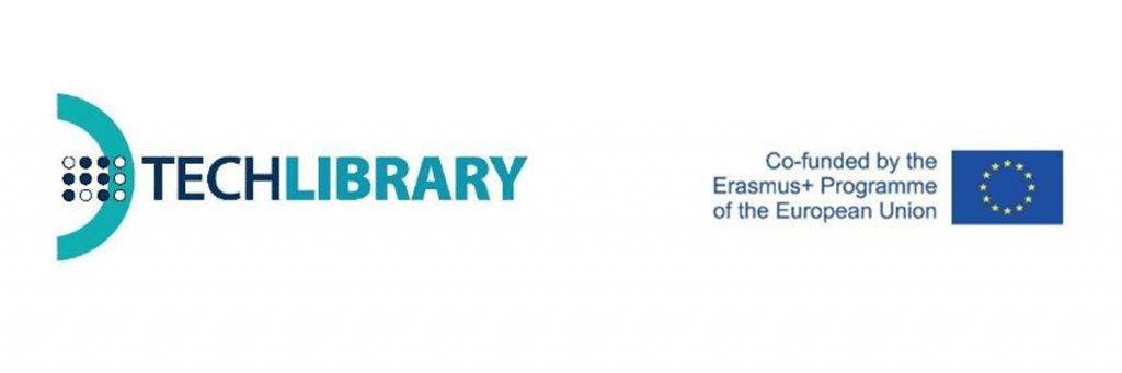 il logo per la biblioteca e l'erasmik del mondo